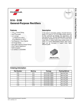  Datasheet Preview Page 1