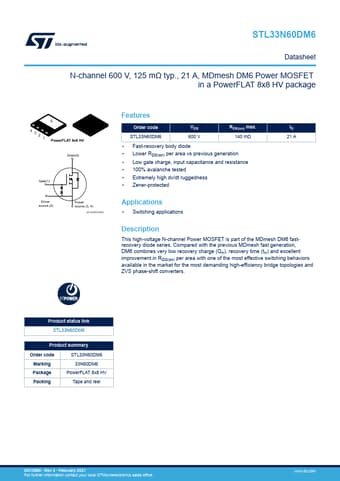  Datasheet Preview Page 1