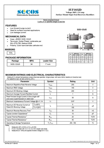  Datasheet Preview Page 1