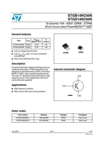  Datasheet Preview Page 1