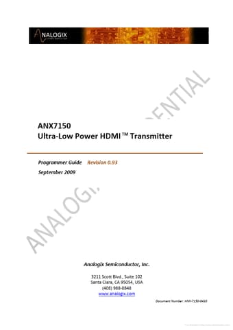  Datasheet Preview Page 1