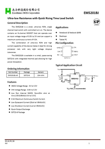  Datasheet Preview Page 1