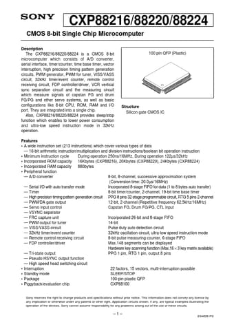  Datasheet Preview Page 1