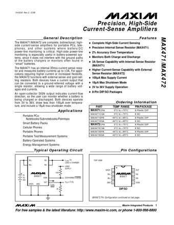  Datasheet Preview Page 1