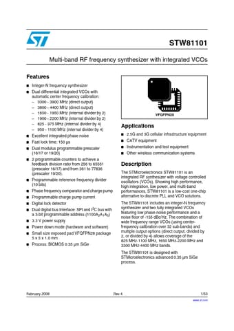  Datasheet Preview Page 1