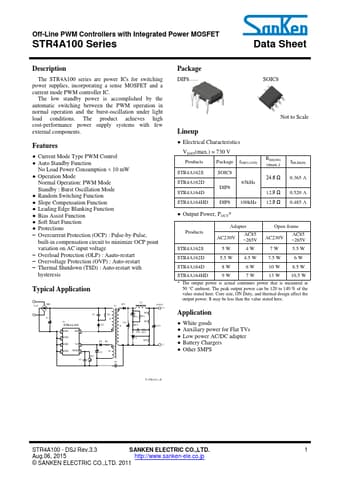  Datasheet Preview Page 1