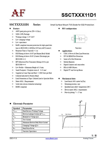  Datasheet Preview Page 1