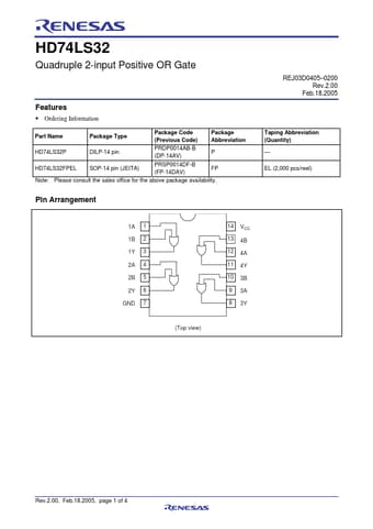  Datasheet Preview Page 1