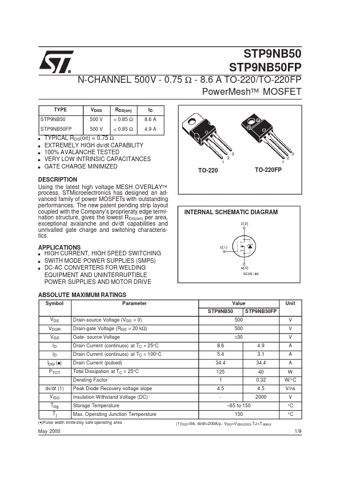  Datasheet Preview Page 1
