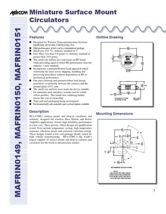  Datasheet Preview Page 1
