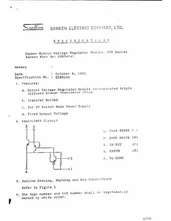  Datasheet Preview Page 1