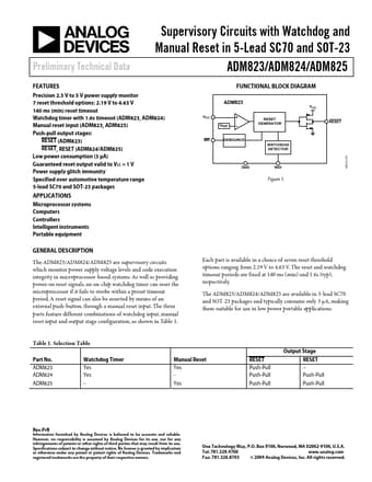  Datasheet Preview Page 1