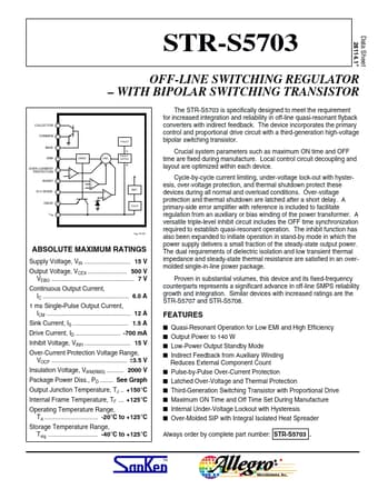  Datasheet Preview Page 1