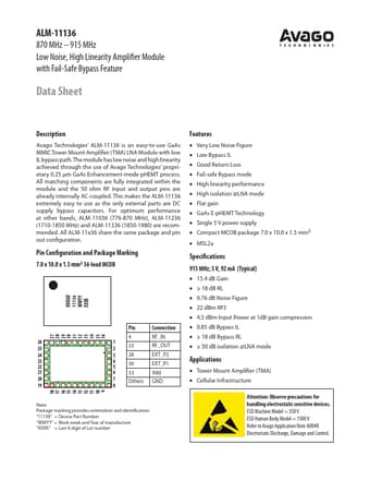  Datasheet Preview Page 1