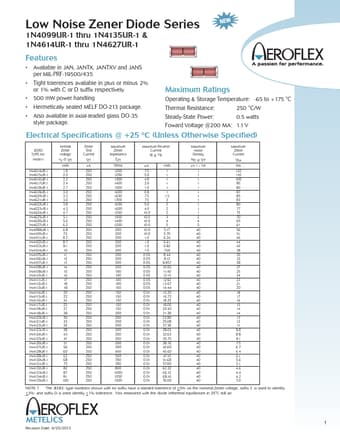  Datasheet Preview Page 1