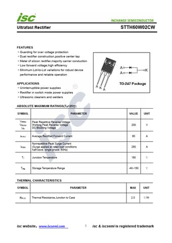  Datasheet Preview Page 1