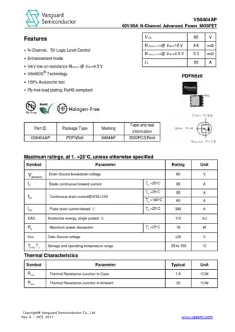  Datasheet Preview Page 1