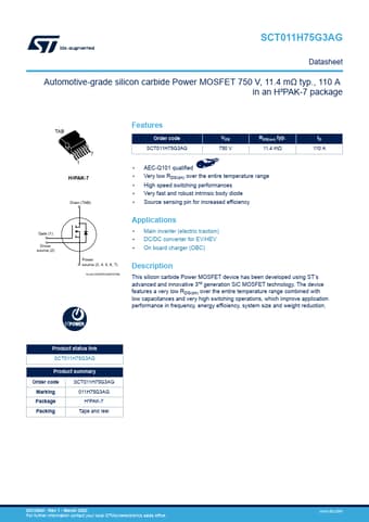  Datasheet Preview Page 1