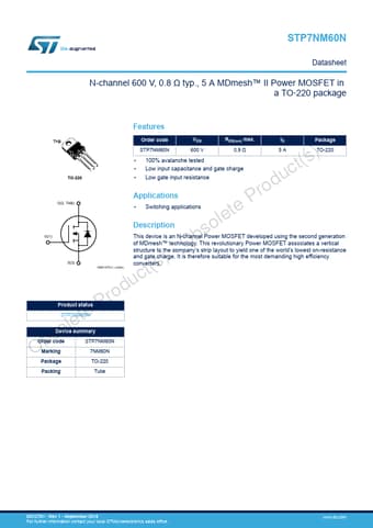  Datasheet Preview Page 1