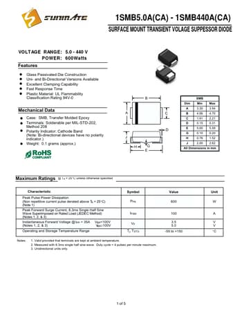  Datasheet Preview Page 1