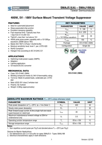  Datasheet Preview Page 1