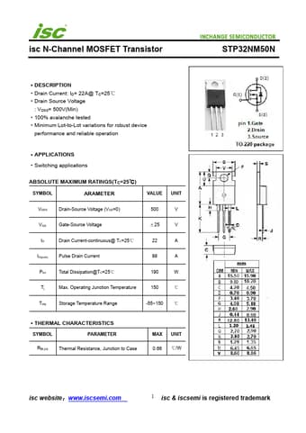  Datasheet Preview Page 1