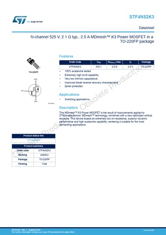  Datasheet Preview Page 1