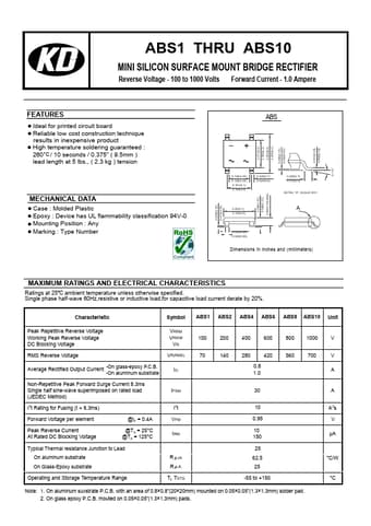  Datasheet Preview Page 1