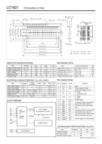  Datasheet Preview Page 1