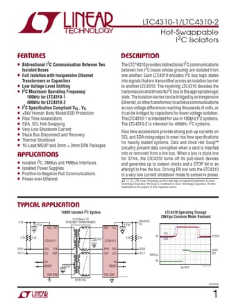  Datasheet Preview Page 1