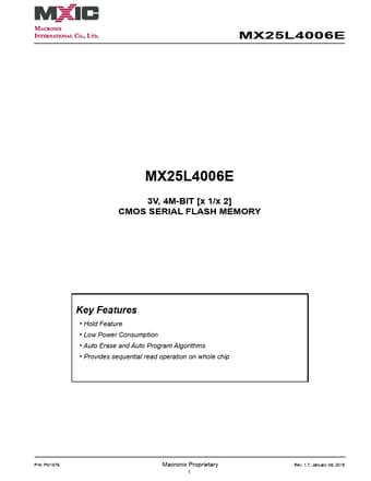  Datasheet Preview Page 1