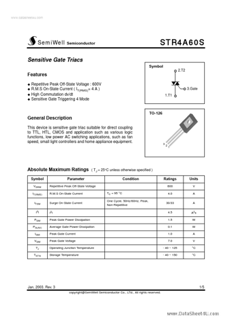  Datasheet Preview Page 1