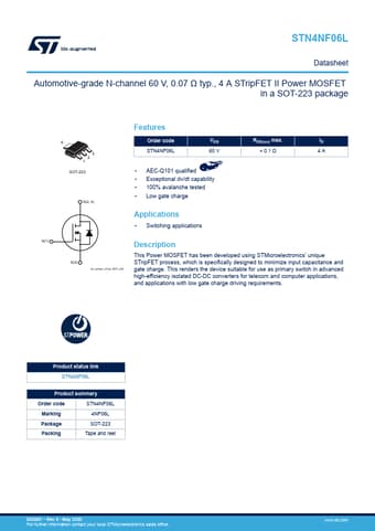  Datasheet Preview Page 1