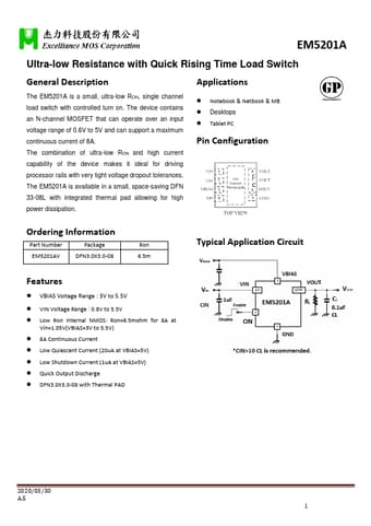  Datasheet Preview Page 1