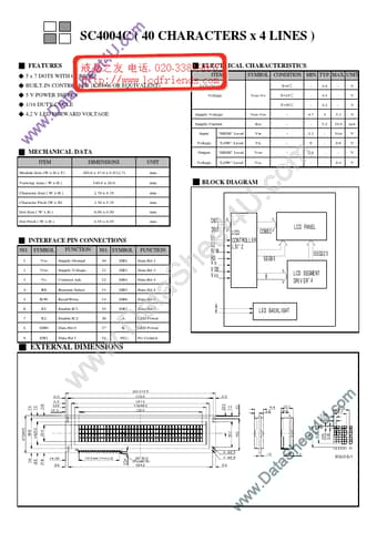  Datasheet Preview Page 1