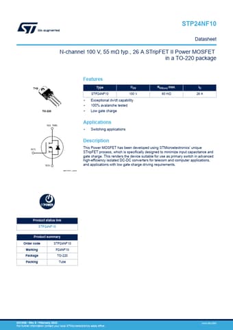  Datasheet Preview Page 1