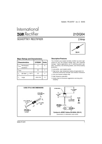  Datasheet Preview Page 1
