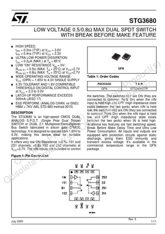  Datasheet Preview Page 1