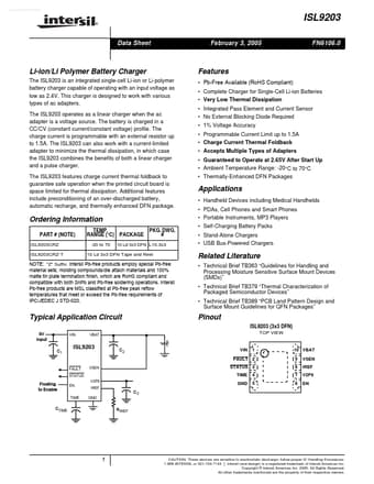  Datasheet Preview Page 1