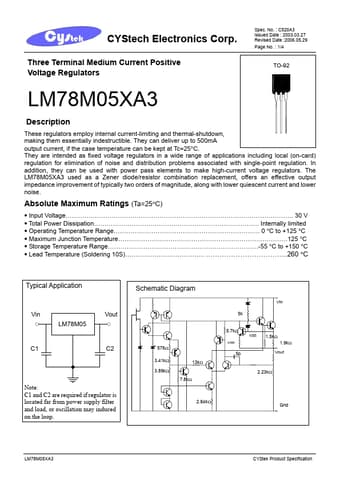  Datasheet Preview Page 1