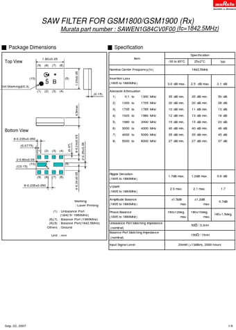  Datasheet Preview Page 1