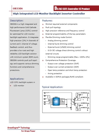  Datasheet Preview Page 1