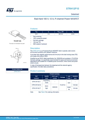  Datasheet Preview Page 1