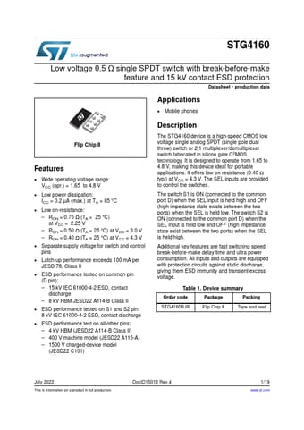  Datasheet Preview Page 1