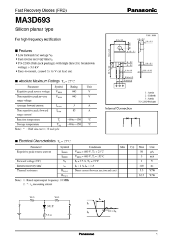  Datasheet Preview Page 1