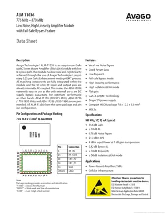  Datasheet Preview Page 1