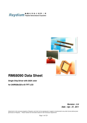 Datasheet Preview Page 1
