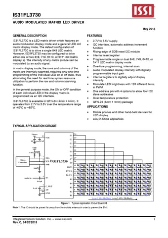  Datasheet Preview Page 1