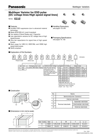  Datasheet Preview Page 1