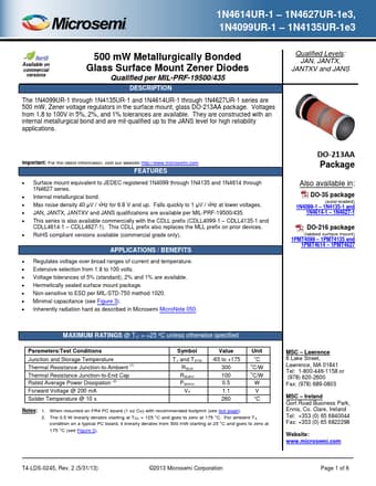  Datasheet Preview Page 1